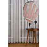 Single Macaroni Glitter Armure Plain Voile Curtain - Image 2