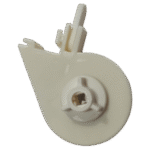 Pleated Curtain Cream Square Shaft Chain Mechanism Short - Image 2