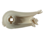 Pleated Curtain Cream Cord Tube Square Core Right - Image 2