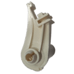 Pleated Curtain Cream Cord Tube Square Core Right