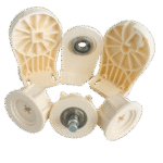 Single Motor Double Curtain Connector - Cream