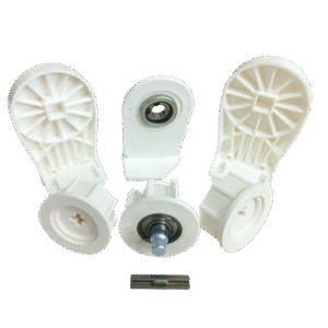 Single Motor Double Curtain Connector - White