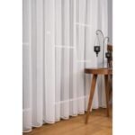 Armure Weave Matte Plain Sheer Curtain - Image 4