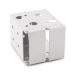 50mm Wooden Venetian Blind White Bracket