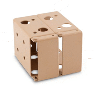 50mm Wooden Venetian Blind Milk Coffee Clip