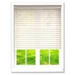 50 mm Off-White Wooden Venetian Blind with Rope Ladder