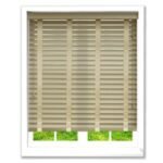 50 mm Mink Wooden Venetian Blind with Fabric Tape Ladder