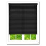 50 mm Black Wooden Venetian Blind with Ladder Cord