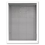 50 mm Light Grey Wooden Blind with Ladder Cords