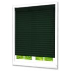 50 mm Anthracite Green Wooden Venetian Blind with Ladder Cords - Image 2