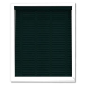 50 mm Petrol Blue Wooden Venetian Blind with Ribbon Ladder