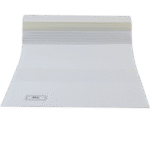 White Patterned ZA Series Zebra Roller Blind - Image 3