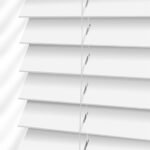 50 mm White TruWood Wooden Venetian Blind with Ladder Cords - Image 3