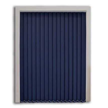 Navy Blue Blackout Vertical Blind
