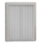 Light Grey Polyester Vertical Blind