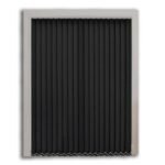 Black Polyester Vertical Blind