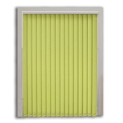 Pistachio Green Polyester Vertical Blind