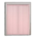 Dusty Pink Polyester Vertical Blind