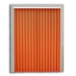 Orange Polyester Vertical Blind