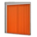 Sunset Orange Polyester Vertical Blind - Image 2