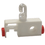 Vertical Blind Triple Tilt Hook Foot Carrier