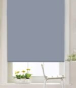 Smoke Gray Blackout Roller Blind
