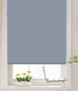 Smoke Gray Blackout Roller Blind