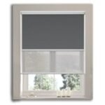 Smoke Grey Dual-System Sheer Roller Blind