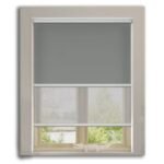 Grey Dual-System Sheer Roller Blind