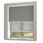 Grey Dual-System Sheer Roller Blind - Image 2