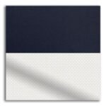 Navy Blue Dual-System Roller Blind - Image 3