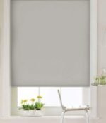 Gray Blackout Roller Blind
