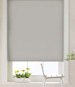 Gray Blackout Roller Blind