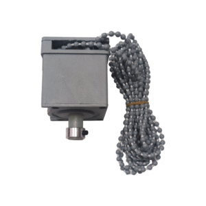 50mm Wooden Venetian Blind Chain Mechanism with Reducer, Light Grey