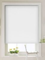 Off-White Blackout Roller Blind