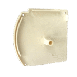 Closed-Box Blind Large Cream Square End Cap (Right Side) - Image 2