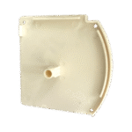 Closed-Box Blind Large Cream Square Plug End Cap (Left Side) - Image 2