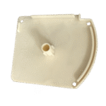 Closed-Box Blind Small Cream Square End Cap (Left Side) - Image 2