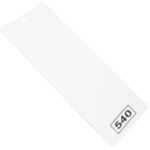 Snow White Curved PVC Vertical Replacement Slat