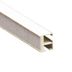 Pleated Curtain with Reinforced Top Rail