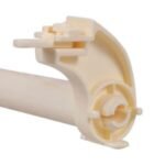Pleated Curtain Cream Square Shaft Cord Tube Spool Right