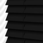 50 mm Midnight Black TruWood Wooden Venetian Blind with Ladder Cords - Image 3