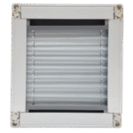 Gray Framed Pleated Blind - Image 2