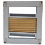 Beige Framed Pleated Blind - Image 3