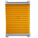 Yellow Pleated Blind