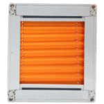 Orange Framed Pleated Blind - Image 2