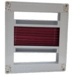 Plum Framed Pleated Blind - Image 3