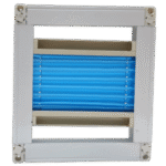 Blue Framed Pleated Blind - Image 3