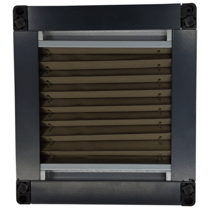 Mink Framed Pleated Blind