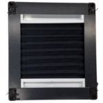 Cased Anthracite Pleated Blind